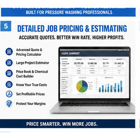 Advanced quote & pricing calculator workbook preview